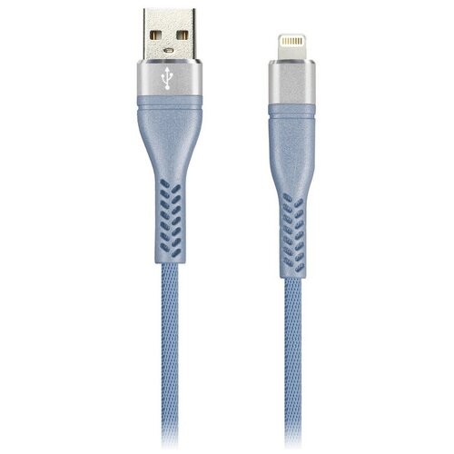 Дата-кабель SmartBuy 8pin TWILL ERGO, серый 2 А, 1 м дата кабель smartbuy 8pin chess синий 2 а 1 метр