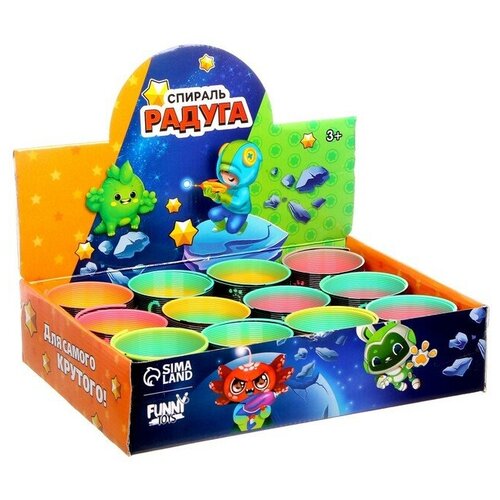 брелок funny toys мультиколор Funny toys Спираль-радуга «Космос»