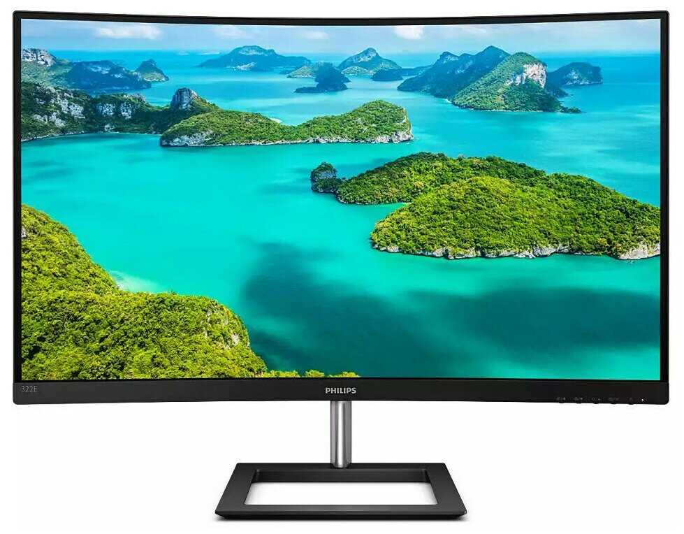 Монитор LCD 315 169 1920х1080FHD VA Curved nonGLARE 250cdm2 H178V178 30001 167M 4ms VGA HDMI DP Tilt 2Y Black