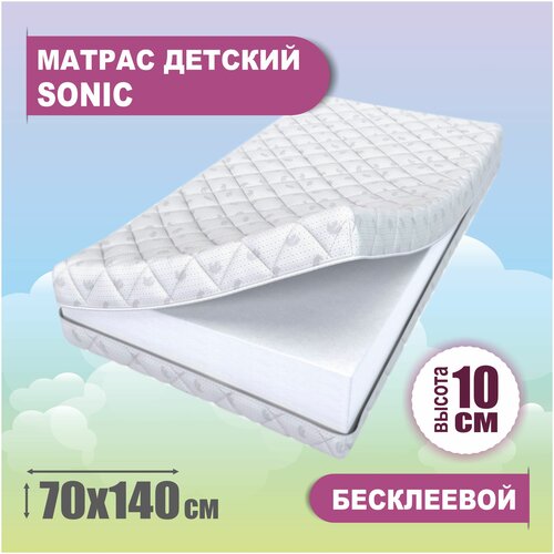 Матрас детский SONITO Sonic 80 х 160 см, беспружинный, матрас для кровати 80 на 160, матрац 80 160