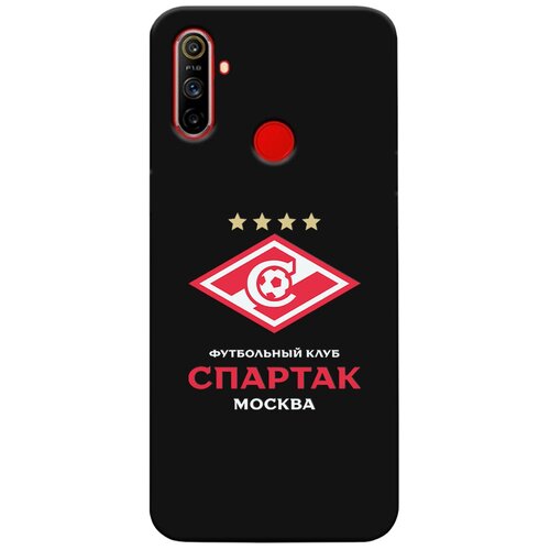 Силиконовый чехол Mcover для Realme C3 с рисунком ФК Спартак Москва силиконовый чехол mcover для samsung galaxy a22 с рисунком фк спартак москва