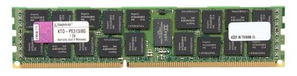 Оперативная память Kingston Dell 8GB DDR3 1333Mhz ECC Registered Memory RAM DIMM KTD-PE3138G 1005500₽