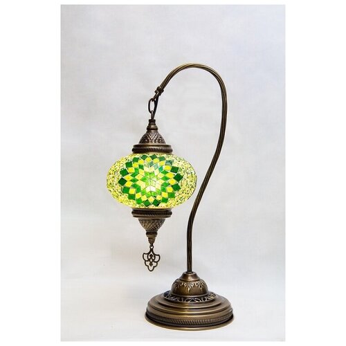 Настольный светильник, настольная лампа Восточная Exotic Lamp 02732_2 Зеленый