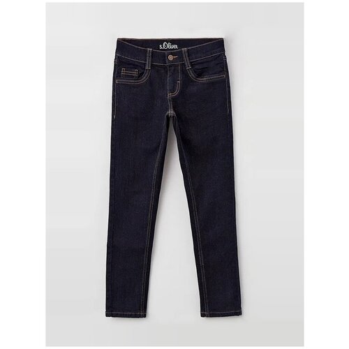 фото Джинсы для мальчиков, s.oliver, артикул: 402.11.899.26.180.2043246, цвет: темно-синий (59z8), размер: 170
