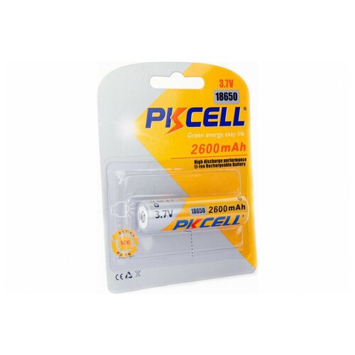 Battery / Литий-ионный аккумулятор PKCELL 18650 2600-1B тип - 18650, 1 шт в блистере