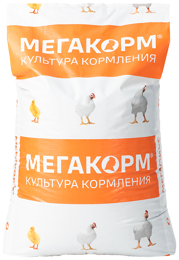 Мегакорм Комбикорм для бройлеров старт 25 кг. (стартер для цыплят от 0 до 14 дней) - фотография № 4