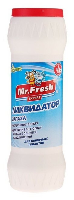 Mr.Fresh Ликвидатор запаха Mr.Fresh 2в1 для кошачьих туалетов, 500 г - фотография № 14