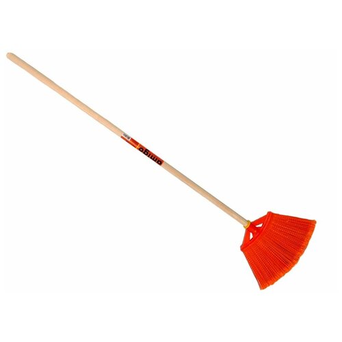 Amigo Метла плоская c деревянным черенком 76002