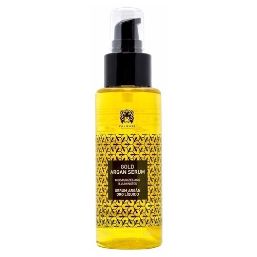 Valquer Сыворотка Gold Argan Serum для Волос с Маслом Арганы, 100 мл