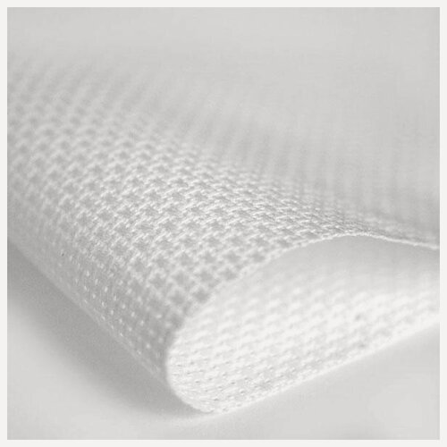 Изображение товара Канва Stern.Aida 14 белого цвета (White), 100х150 см. 3706-100 (100х150)