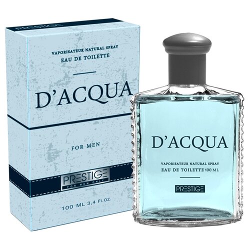 Delta Parfum парфюмерная вода Prestige D'Acqua, 100 мл, 321 г туалетная вода мужская prestige version престиж версион 100 мл delta parfum 7343724