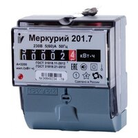 Электросчетчик инкотекс Меркурий 201.7 230В