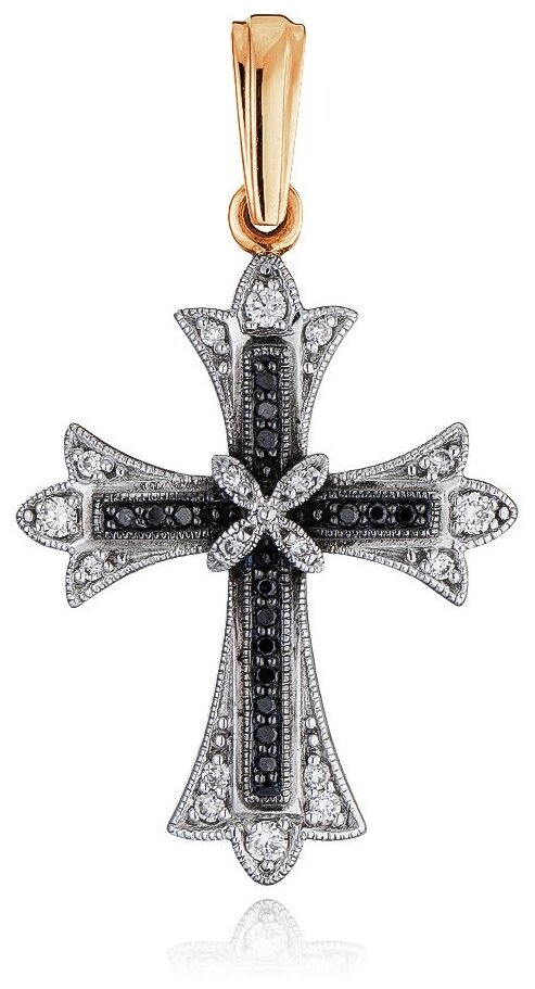Крест золотой с бриллиантами арт. 1232279/1ч