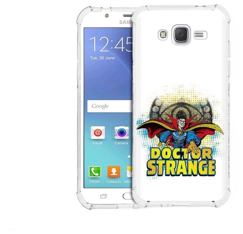 Чехол задняя-панель-накладка-бампер MyPads доктор стренж рисунок для Samsung Galaxy J5 (2015) SM-J500F/DS/Dual Sim/Duos противоударный