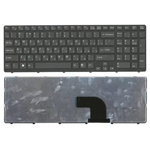 Клавиатура keyboard 149151211 для ноутбука Sony Vaio E15 E17 SVE15 SVE17 SVE1511B1RBRU3 SVE1511S9RBRU3 черная 915₽