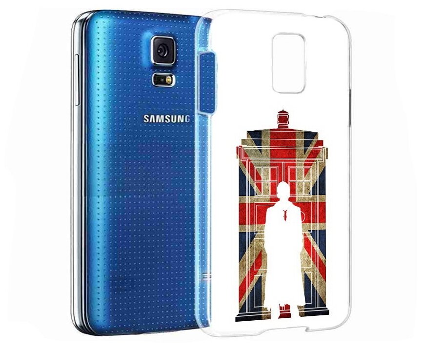 Чехол задняя-панель-накладка-бампер MyPads шерлок холмс для Samsung Galaxy S5 SM-G900H/G900F противоударный