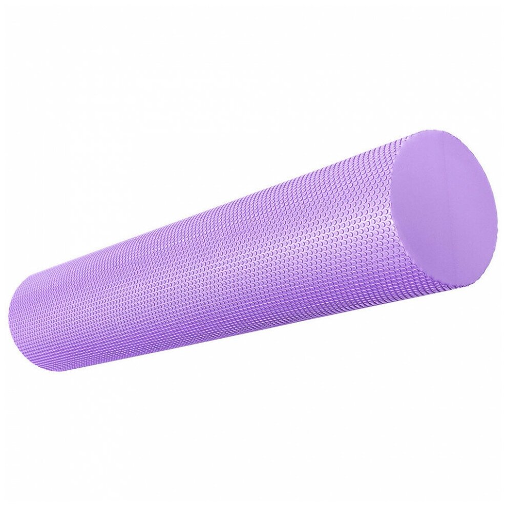 Ролик для йоги полумягкий Профи 60x15 см, фиолетовый, ЭВА, E39105-3