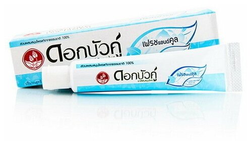 Тайская зубная паста Twin Lotus Herbal Fresh & Cool, 40 мл.