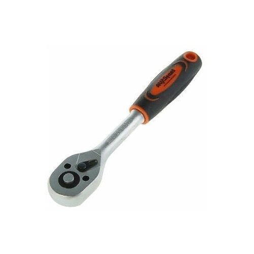 Трещотка AUTOVIRAZH AV-528611 12 45 зуба 255мм с резиновой прямой ручкой AV Steel 121500₽