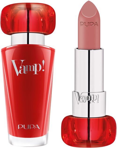 Pupa помада для губ Vamp!, оттенок 102 Rose nude