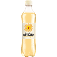 Напиток слабогазированный Сarpe Diem Kombucha Zitrone-Ingwer (Лимонно-Имбирный), 0,50л, 1шт