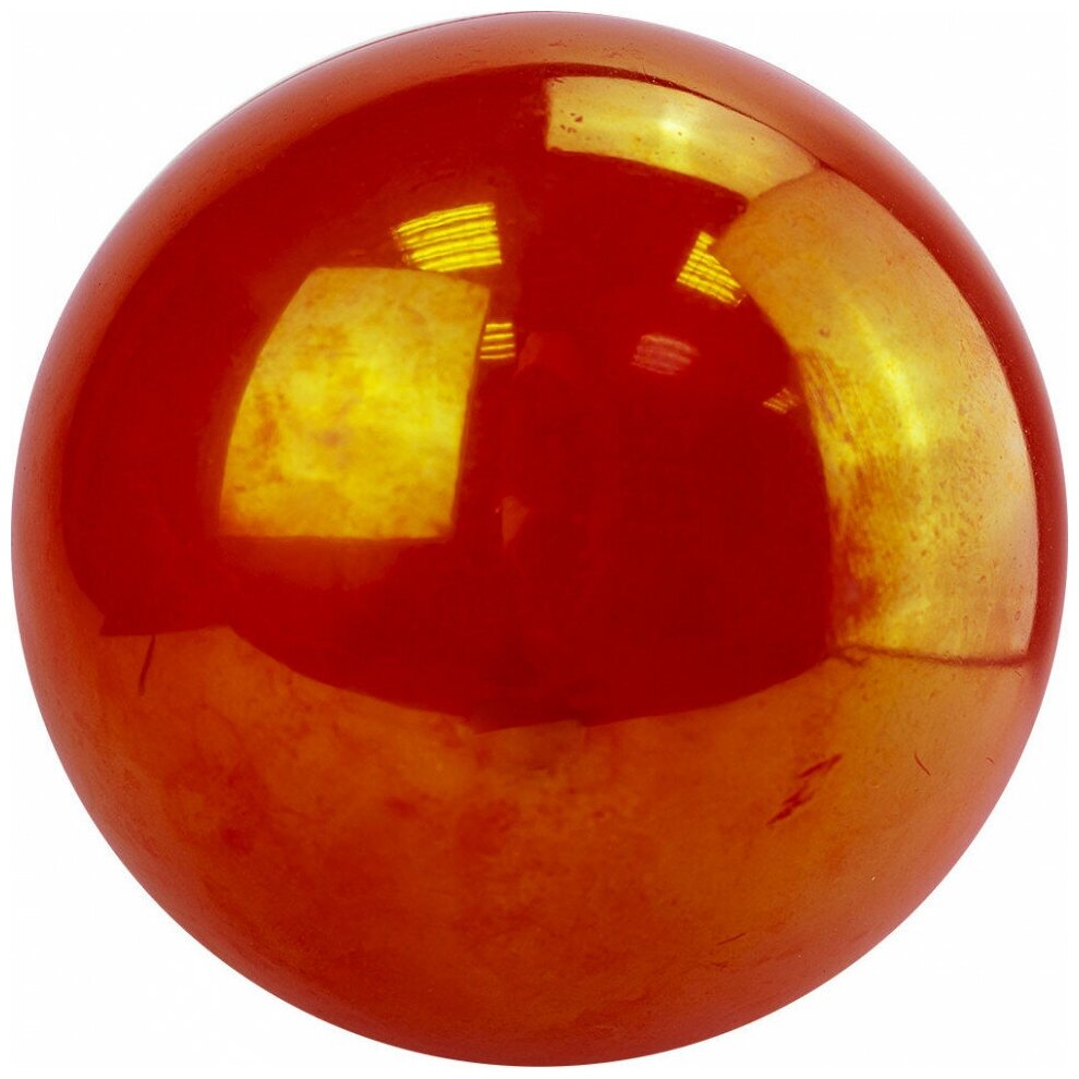 Мяч для художественной гимнастики однотонный, арт. AG-19-03, d19 см, ПВХ, красный