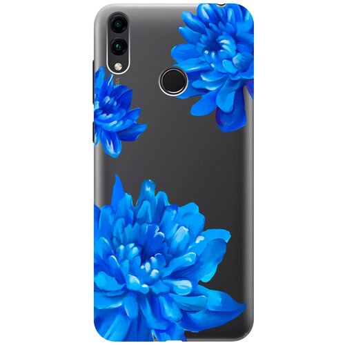 Силиконовый чехол на Honor 8C, Хонор 8С с 3D принтом Amazing Asters прозрачный силиконовый чехол на honor 8c хонор 8с с 3d принтом amazing asters прозрачный