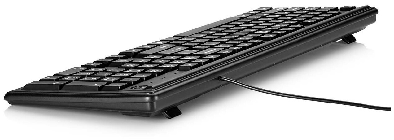 Клавиатура проводная HP Keyboard 100, USB, Черный 2UN30AA - фото №3