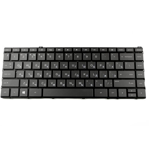 Клавиатура для HP 13-AE 13-W 13-AC 13-AD Черная с подсветкой p/n: SG-85020-XUA