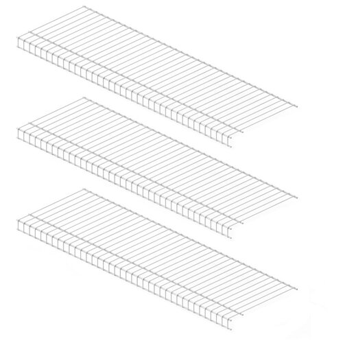 Полка сетчатая Home Space 100х30 см; 3 шт. (Ral 9001 Кремово-белый)