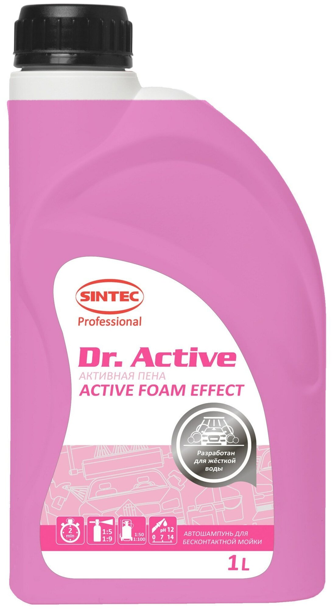 SINTEC 801704 SINTEC DR. ACTIVE активная пена ACTIVE FOAM EFFECT 1 Л