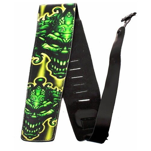 Ремень для гитары кожаный PERRI'S P35TJ-665 TATTOO JOHNNY