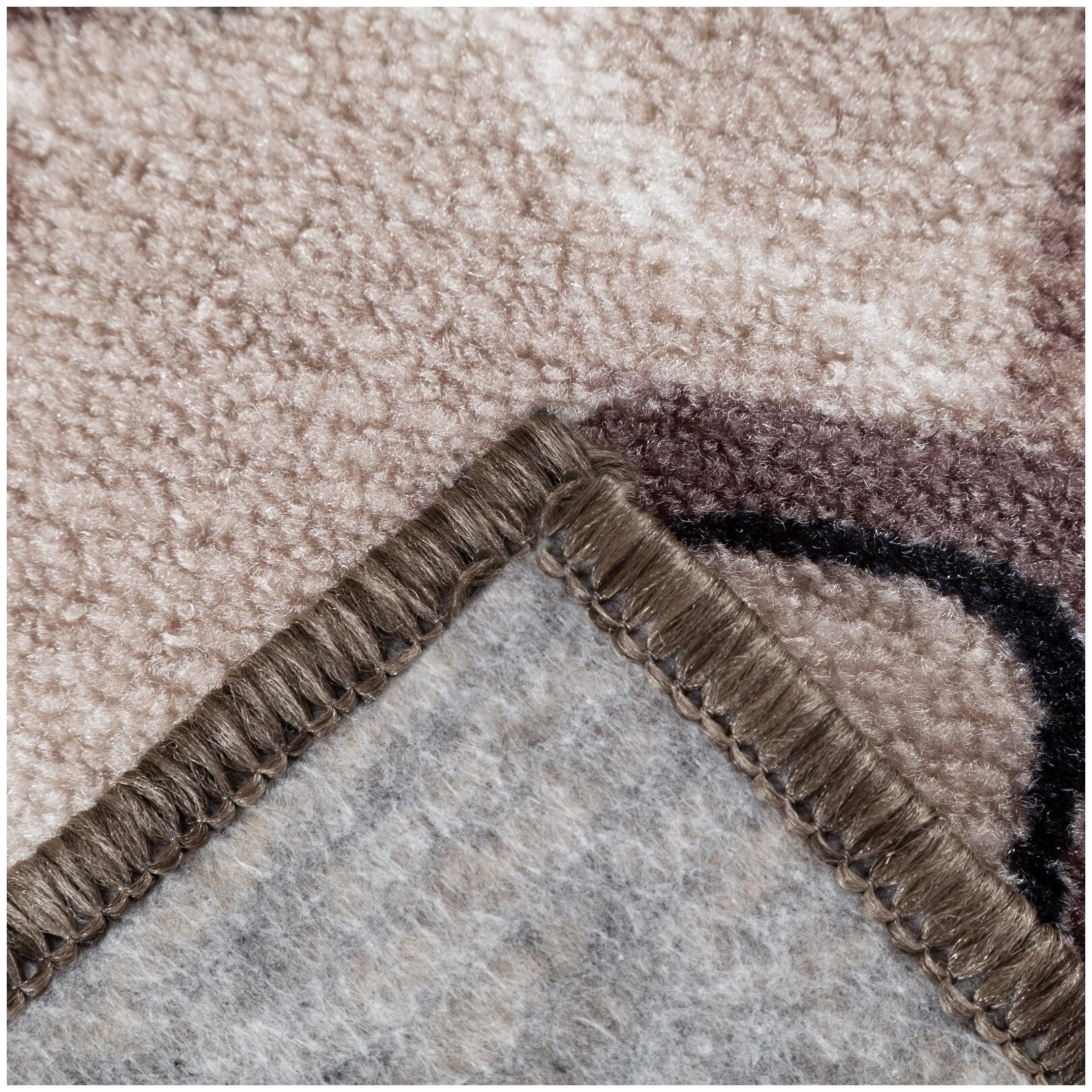 Ковер Витебские ковры p1594/a2r, коричневый, 2.5 х 1.5 м - фотография № 4