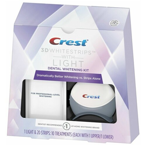 Crest 3D Whitestrips With Light  Отбеливающие полоски