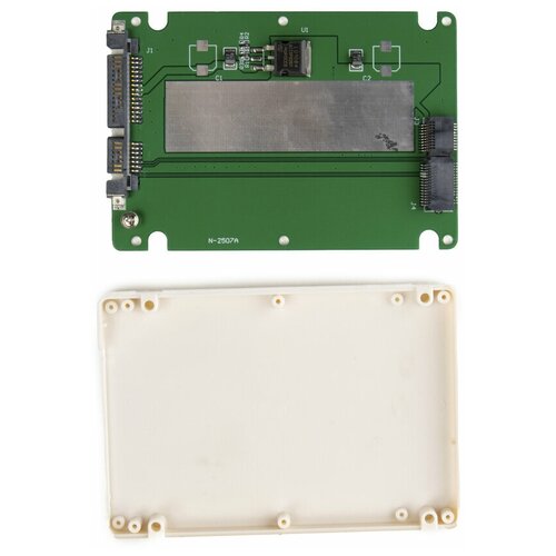 Адаптер-переходник для установки SSD Apple 2012 7+17 Pin в корпус 2.5 SATA3 / NFHK N-2507A hrh wholesale 100pcs spanish esp silicone keyboard cover keypad skin protector for macbook air pro retina 13 15 17 eu version