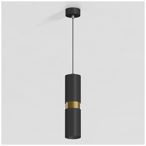 Подвесной светильник G-Lumi черный со вставкой латунь 24560мм 4174₽