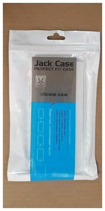 Силиконовый чехол Jack Case для LG K10 (2017) прозрачный