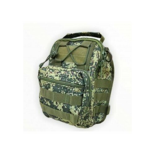 фото Сумка тактическая tactic store через плечо 5 л, зеленый пиксель hj