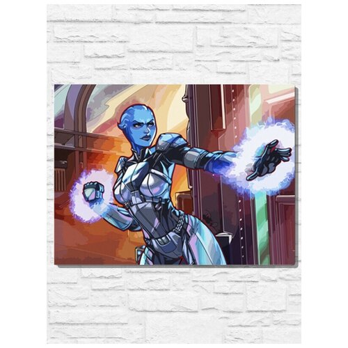 Картина по номерам на холсте игра mass effect - 9651 Г 30x40