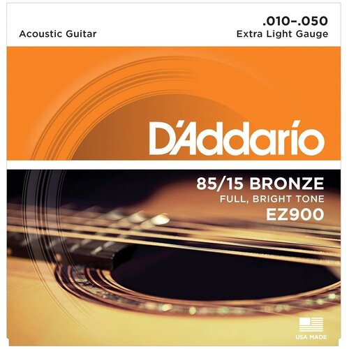 Комплект струн для акустической гитары D'Addario EZ900 10-50