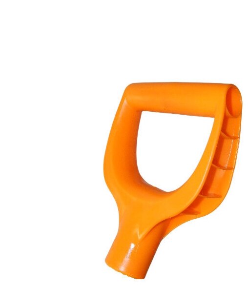 Ручка BlagPlast для черенка V-образная усиленная пластиковая, d32 мм, цвет оранжевый - фотография № 1