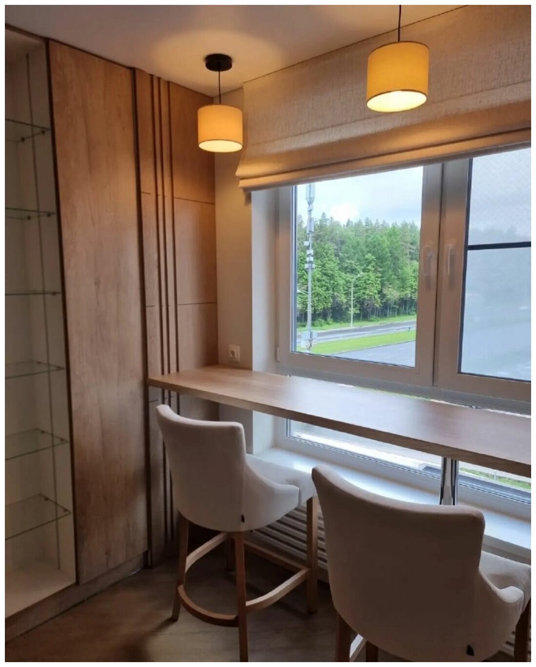 фото МДФ панель в шпоне Дуба