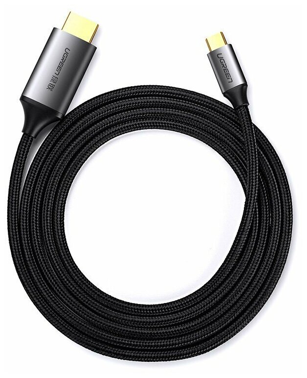 Кабель UGREEN MM142 (50570) Type C (M) to HDMI (M) (4K*60Hz) Black