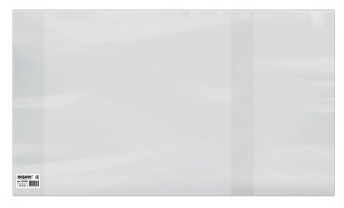 Обложка ПВХ для учебников Биология Экономика Букварь пифагор универсальная прозрачная 120 мкм 255х490 мм, 50 шт