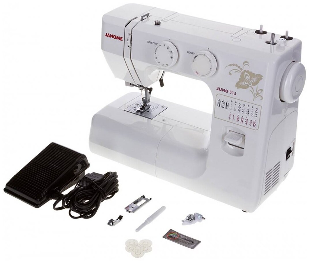 Швейная машина JANOME Juno 513 - фотография № 5