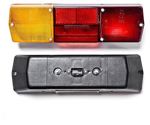 Задний фонарь ТехАвтоСвет для ГАЗ-3307, 6 болтов, левый, без ламп