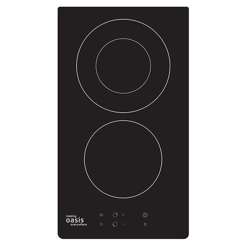 Поверхность домино стеклокерамическая making OASIS everywhere P-SDR M черный 860000₽