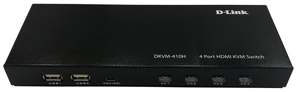 D-Link DKVM-410H/A2A, 4-портовый KVM-переключатель с портами HDMI и USB (DKVM-410H/A2A) - фото №1