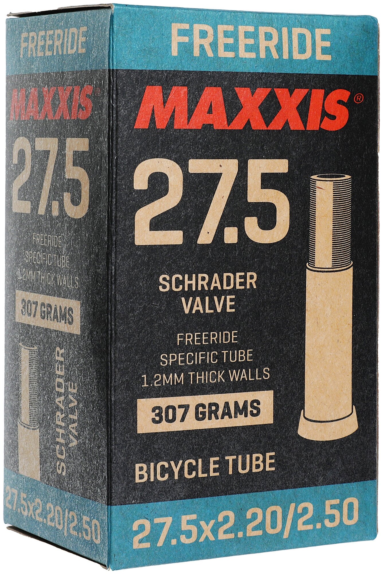 Велокамера Maxxis 2022 Freeride 27.5x2.2/2.5 SV Авто ниппель