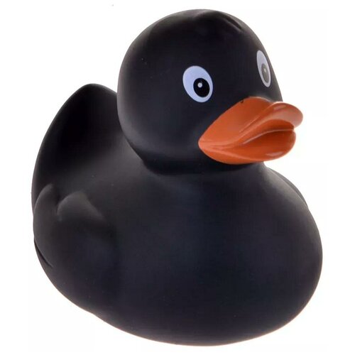 фото Резиновая уточка, черная funny ducks